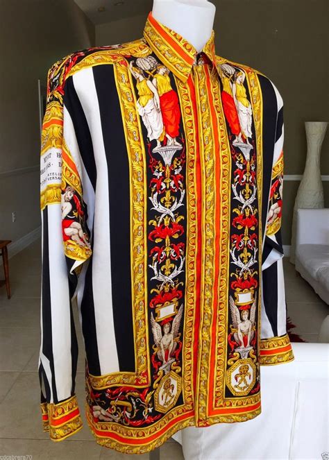 gianni versace silk shirt replica|Silk Gianni Versace Shirts for Men .